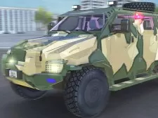 Mașina de poliție blindată